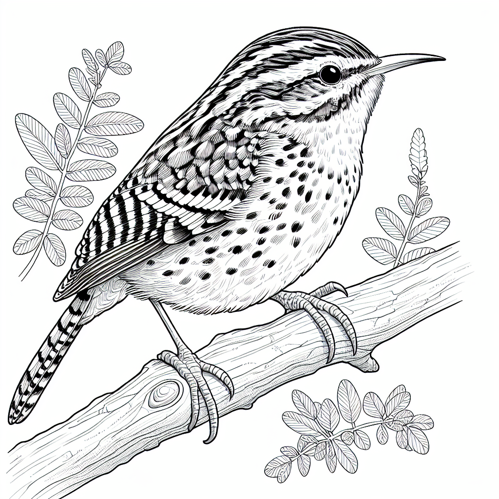 Gartenbaumläufer Ausmalbild