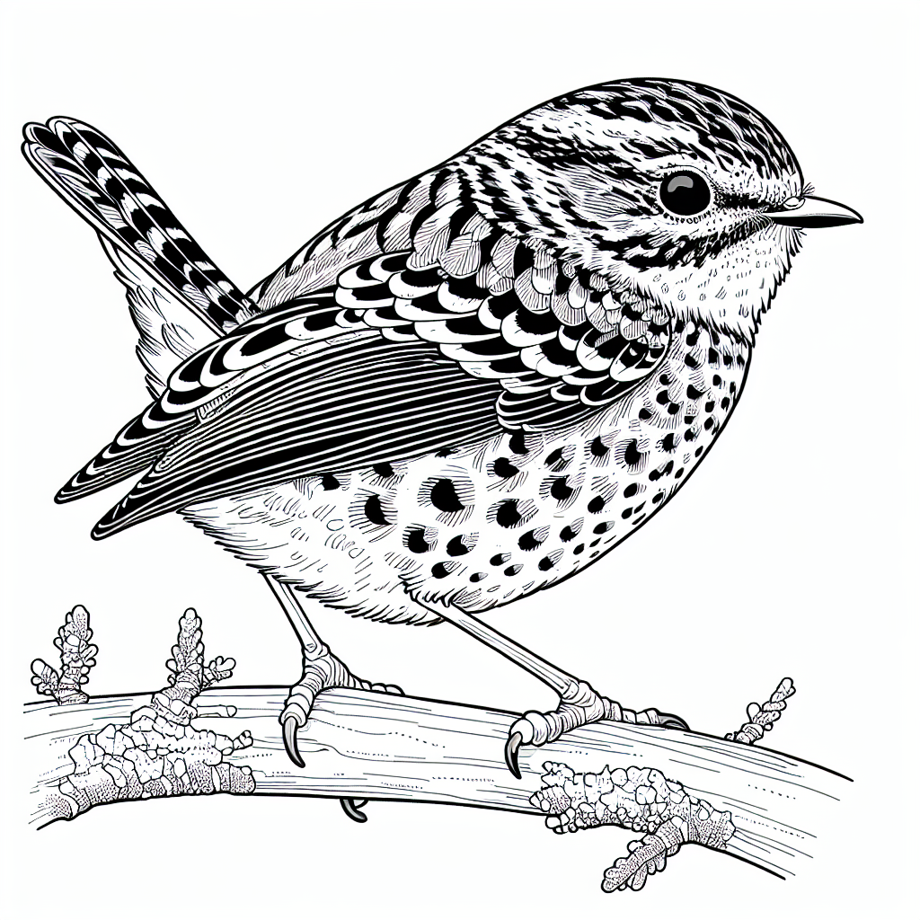 Heckenbraunelle Ausmalbild