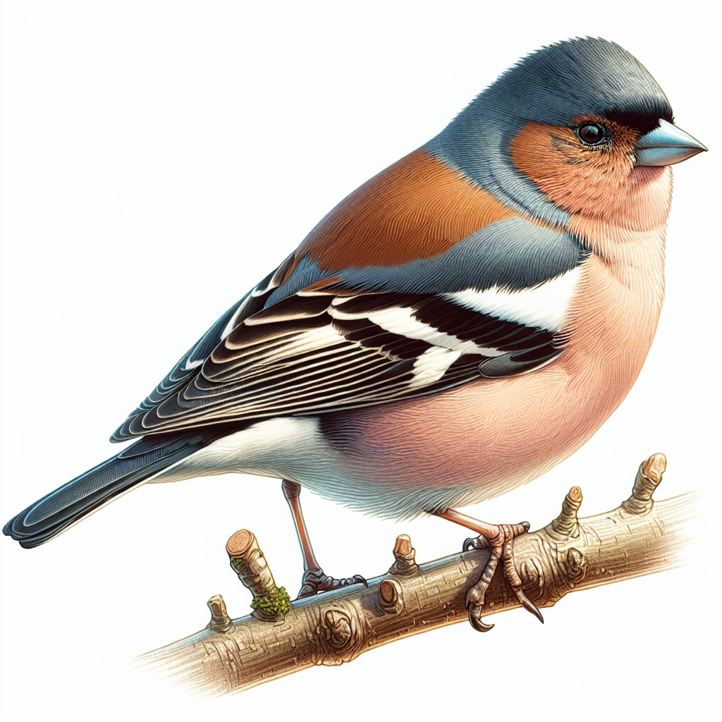 Buchfink Illustration