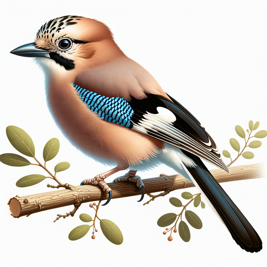 Eichelhäher Illustration