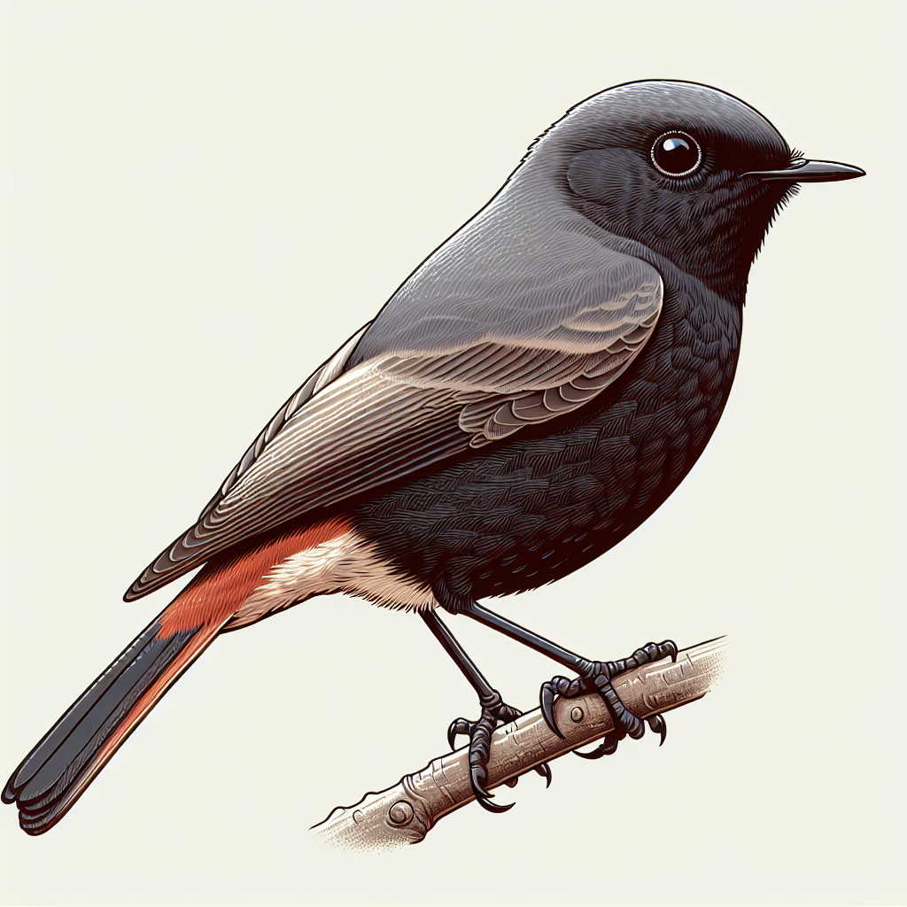 Hausrotschwanz Illustration