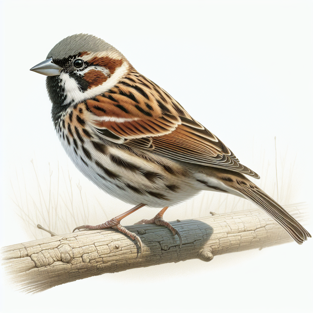 Haussperling Illustration