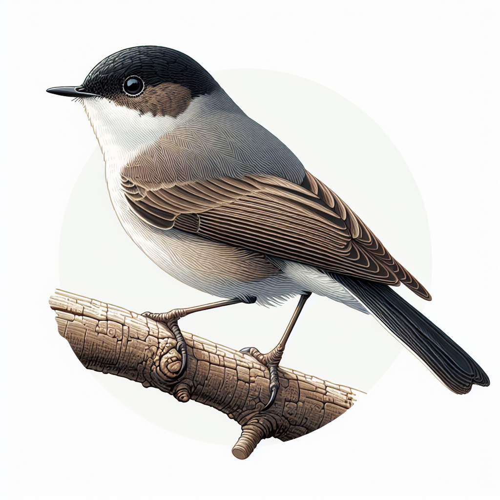 Mönchsgrasmücke Illustration