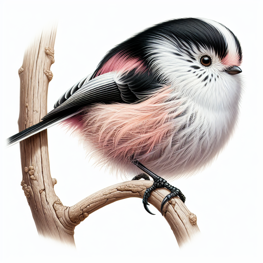 Schwanzmeise Illustration