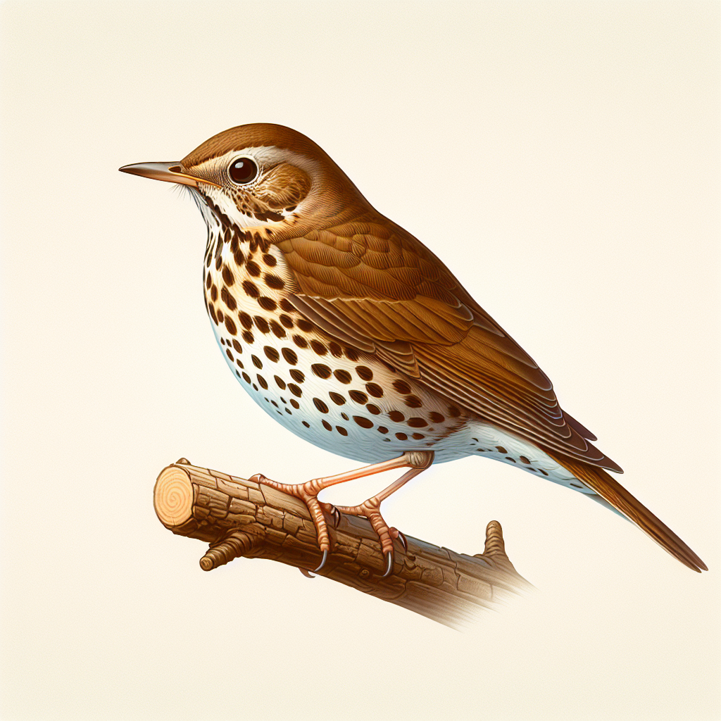 Singdrossel Illustration