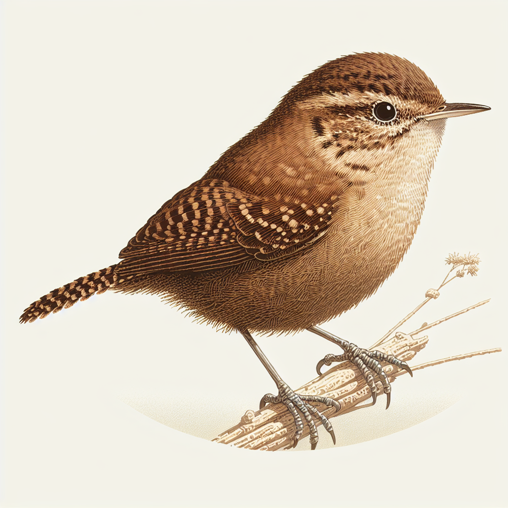 Zaunkönig Illustration